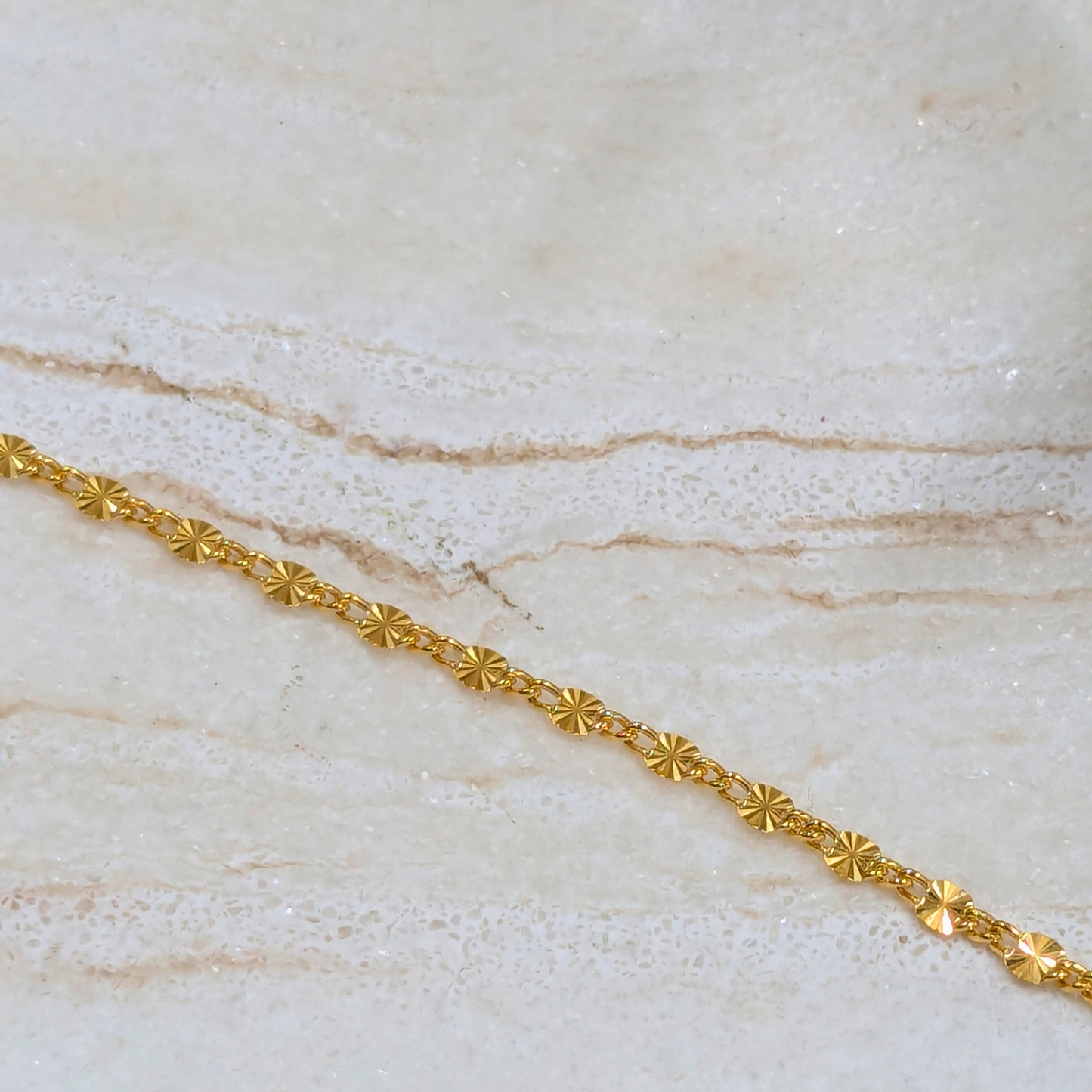 "Amsterdam" Oval Starburst Chain