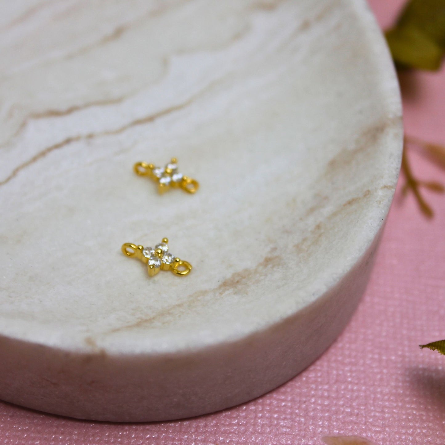 Plum Blossom Connector Charm