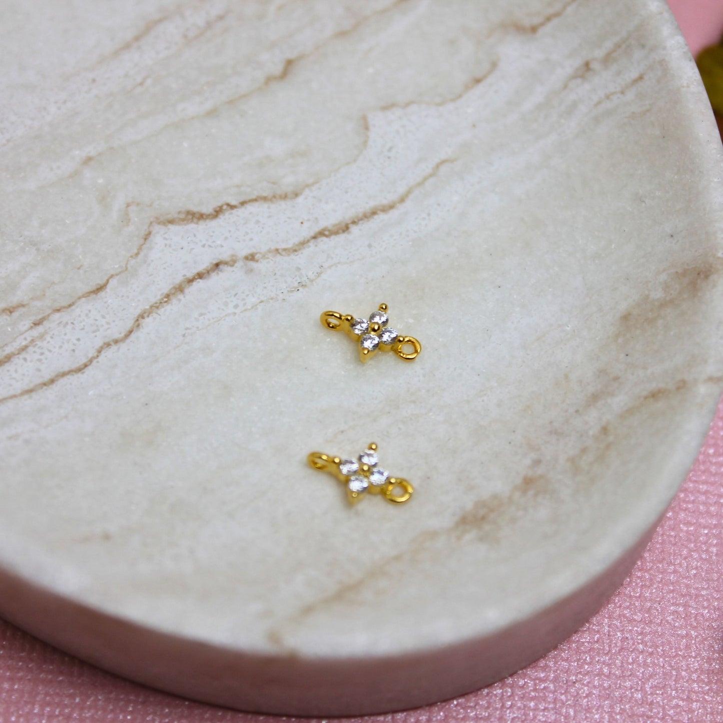 Plum Blossom Connector Charm