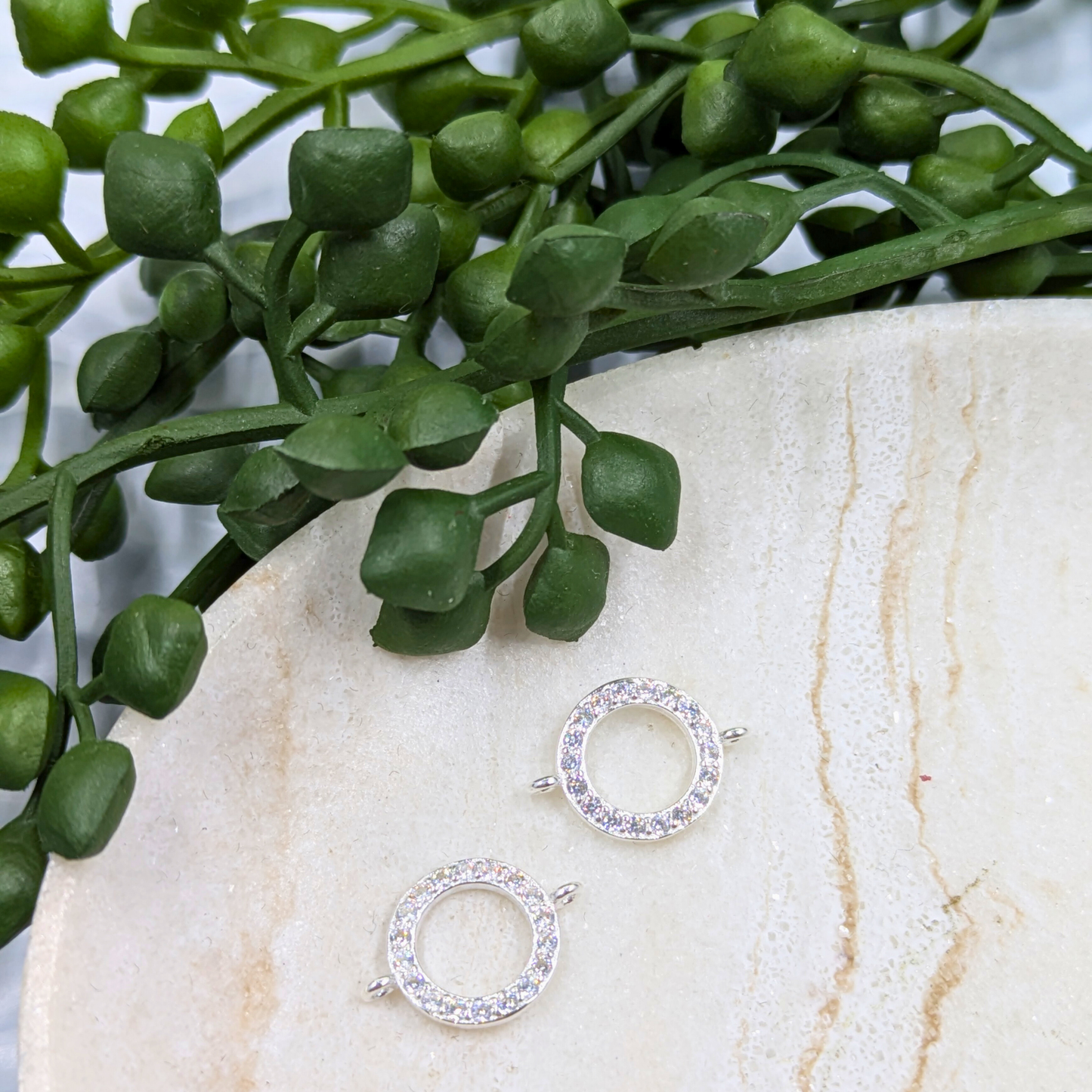 Sterling Silver Circle of Life Connector