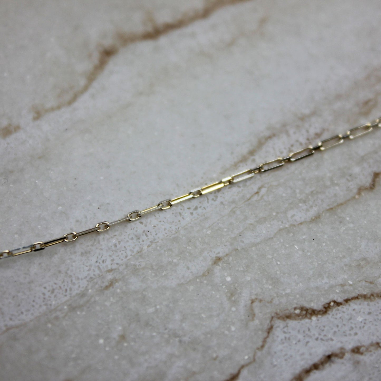 "Stockholm" Sterling Silver Beveled Oval Long and Short Chain