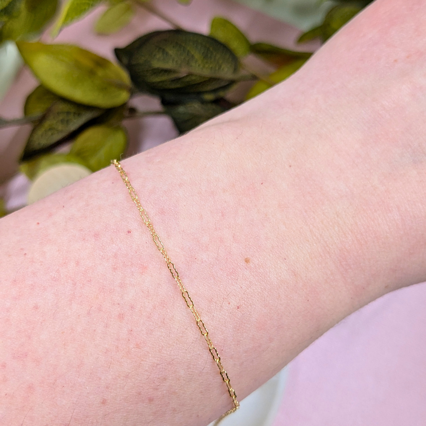 "Granada" Gold Filled Crinkle Style Chain