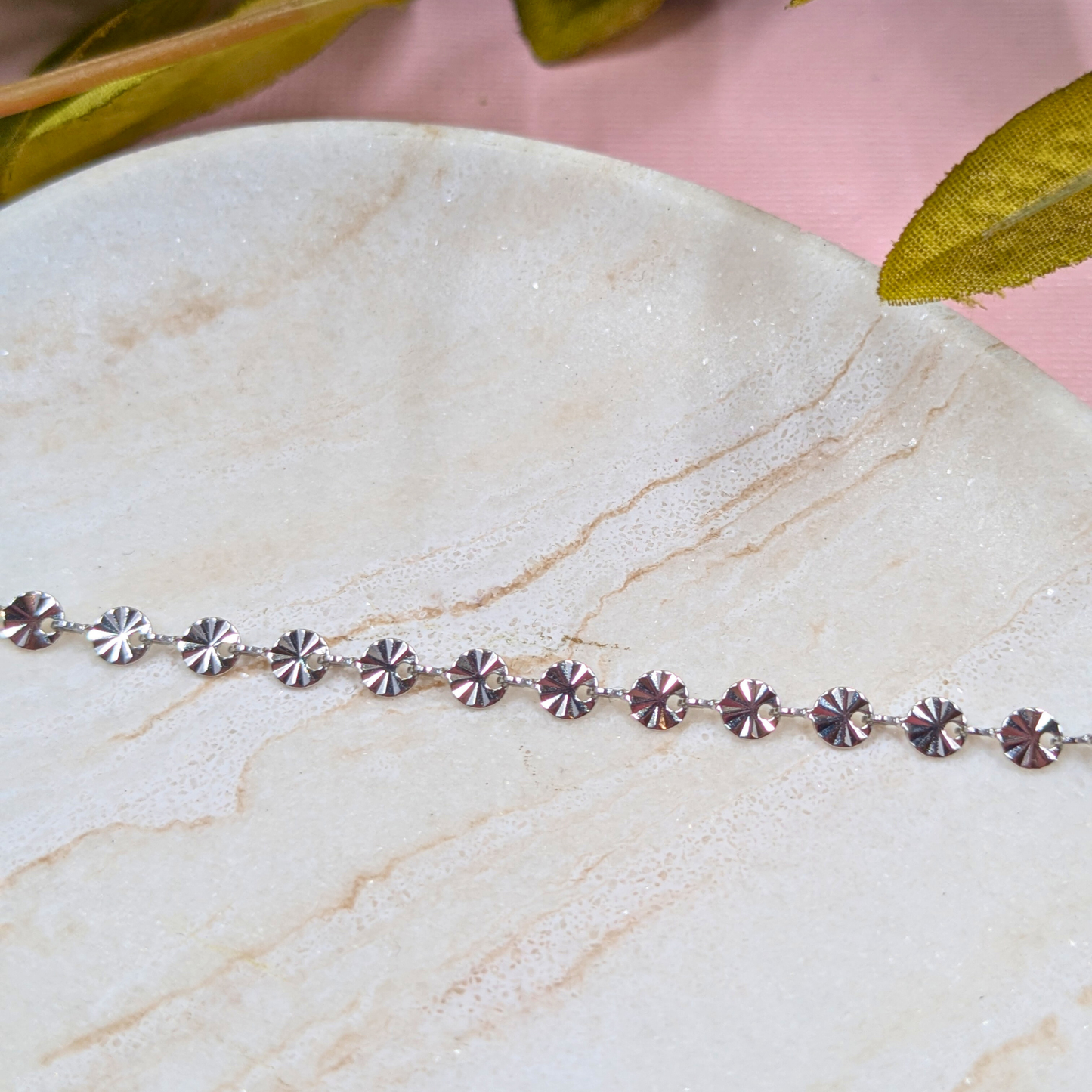 "Vancouver" Stainless Steel Sunburst Chain