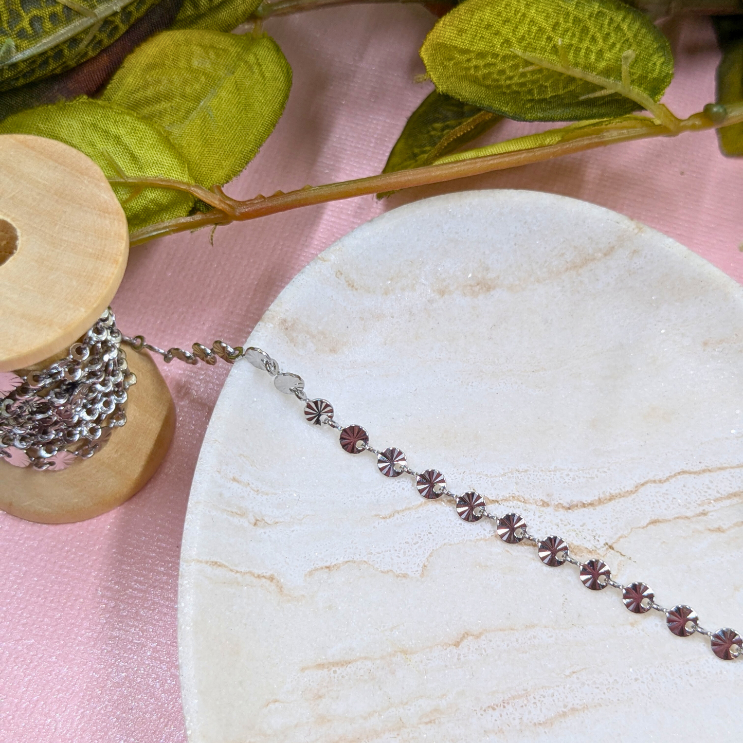"Vancouver" Stainless Steel Sunburst Chain