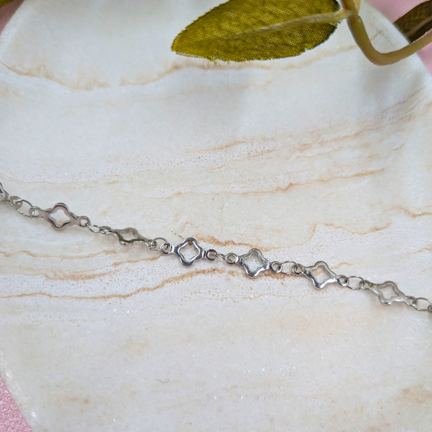 "Toulouse" Stainless Steel Clover Chain
