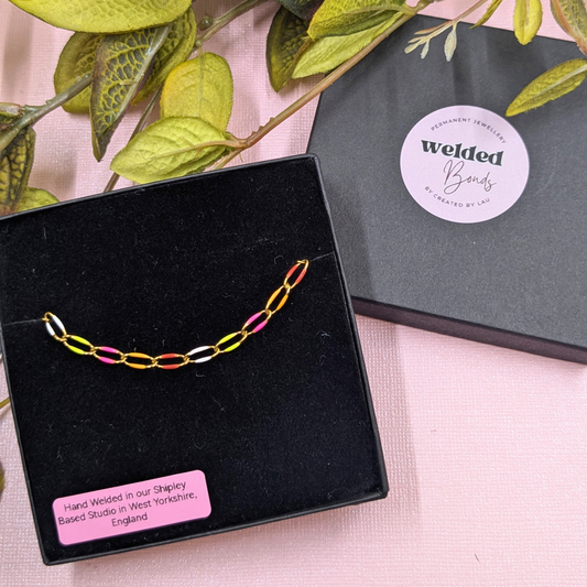 "Kingston" Multi Colour Enamel Bracelet - Welded Bonds Ready-to-Wear