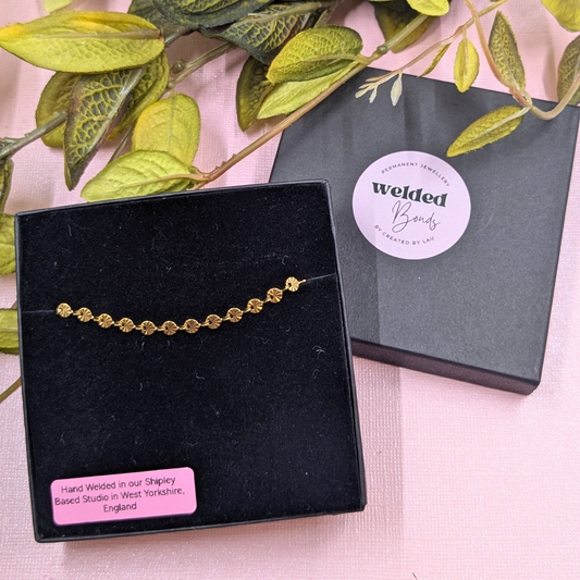 "Vancouver" Gold Sunburst Bracelet - Welded Bonds Ready-to-Wear