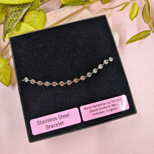 "Vancouver" Silver Sunburst Bracelet - Welded Bonds Ready-to-Wear