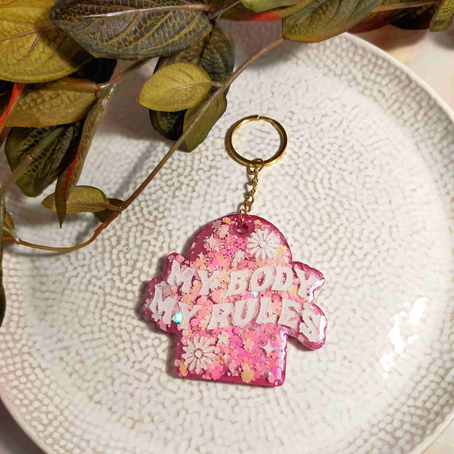 Empowerment Collection - My Body My Rules Keyring Bag Charm