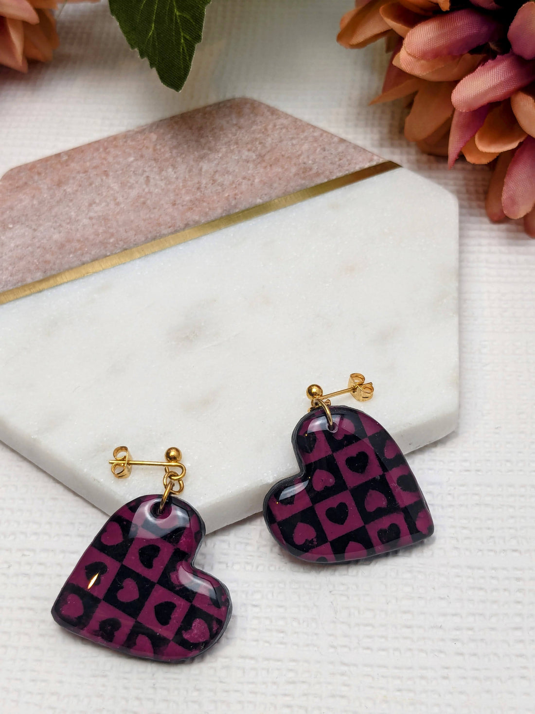 Unique handcrafted Valentine's Day gifts — polymer clay, fibre and resin jewellery by Created By Lau