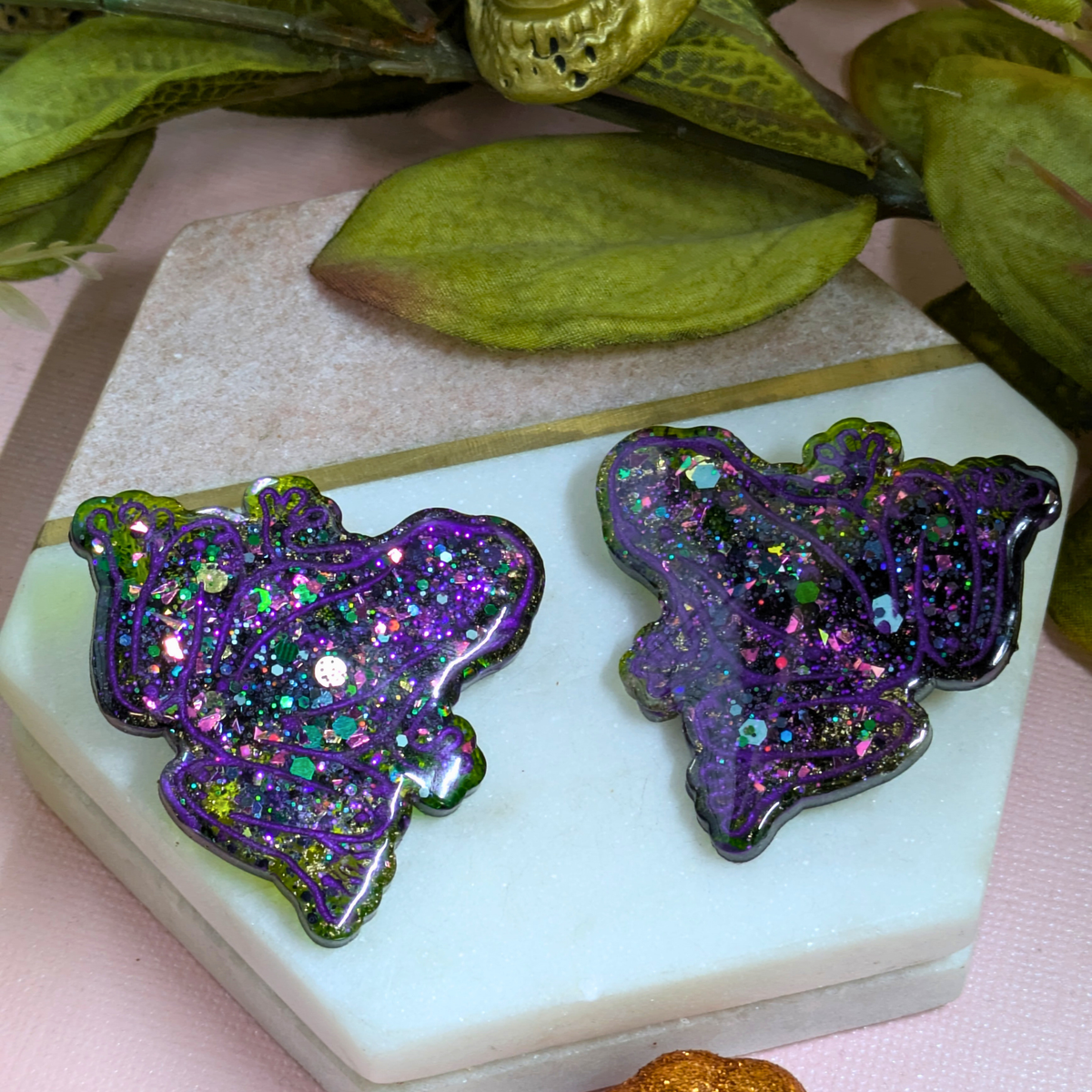 Halloween Frog Brooch