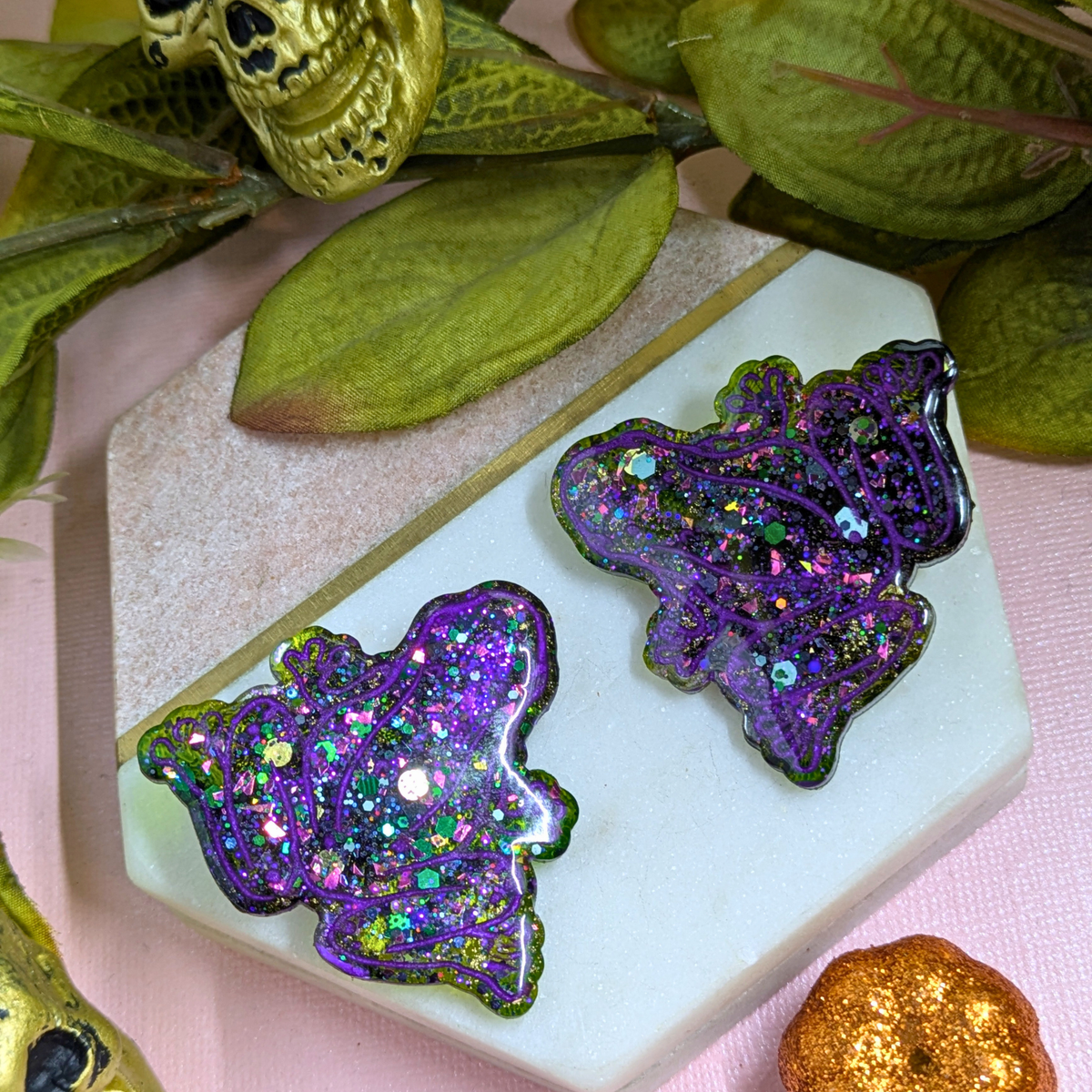 Halloween Frog Brooch