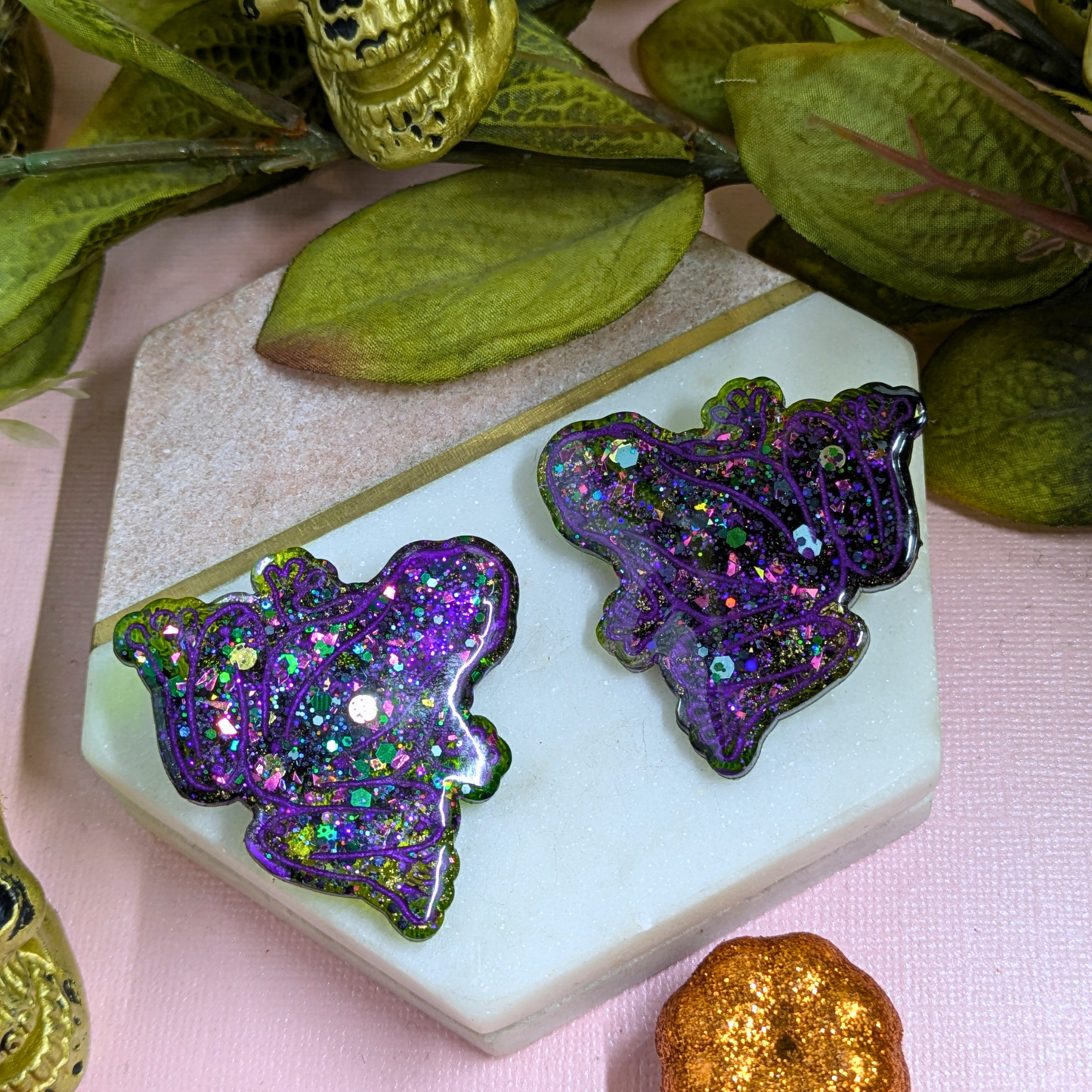 Halloween Frog Brooch