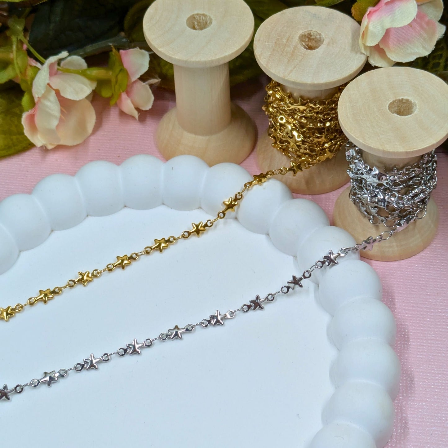 "Almeida" Stainless Steel Star Chain