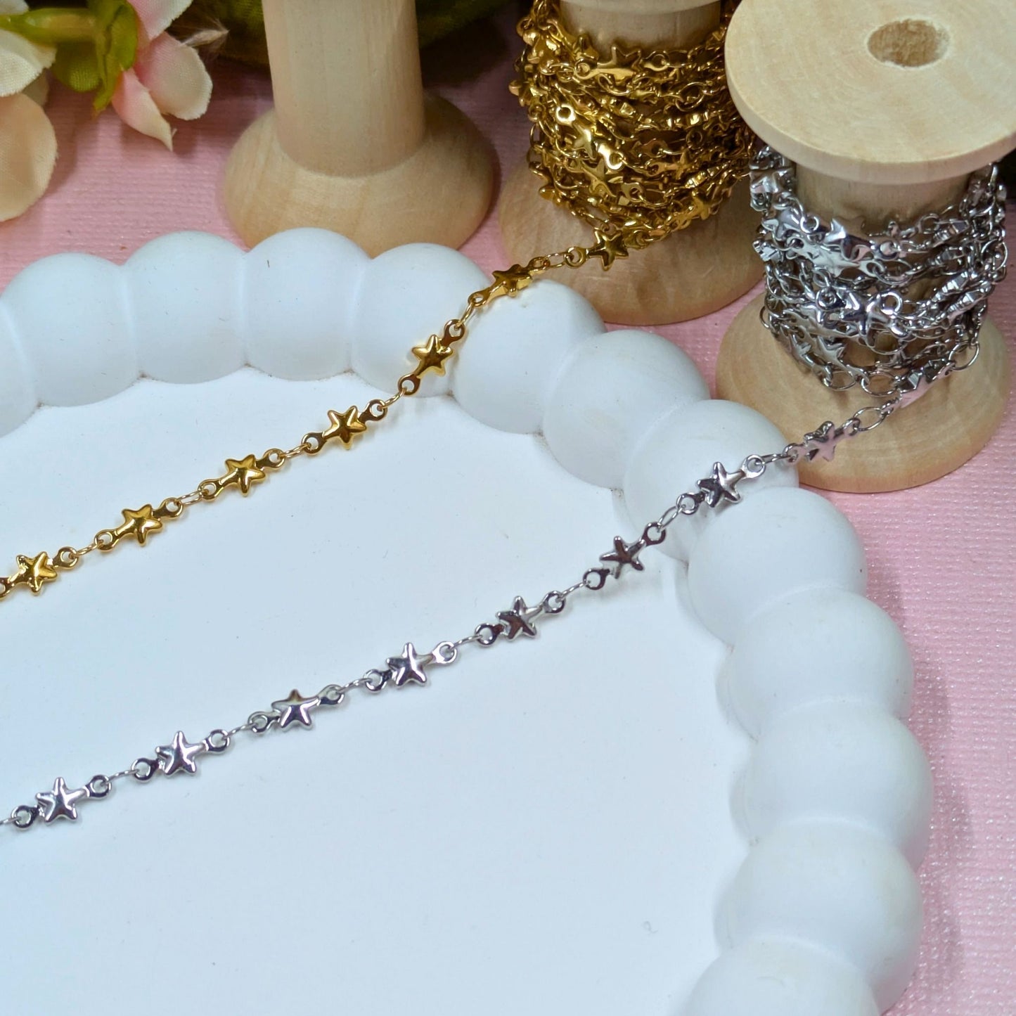 "Almeida" Stainless Steel Star Chain