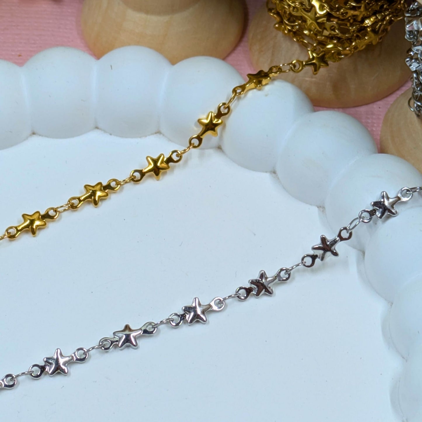 "Almeida" Stainless Steel Star Chain
