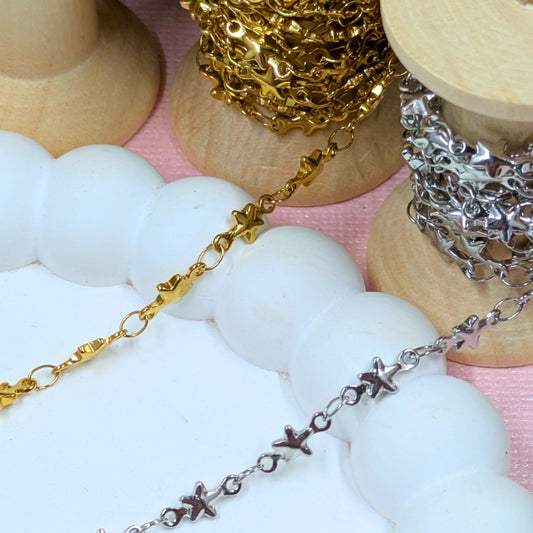 "Almeida" Stainless Steel Star Chain