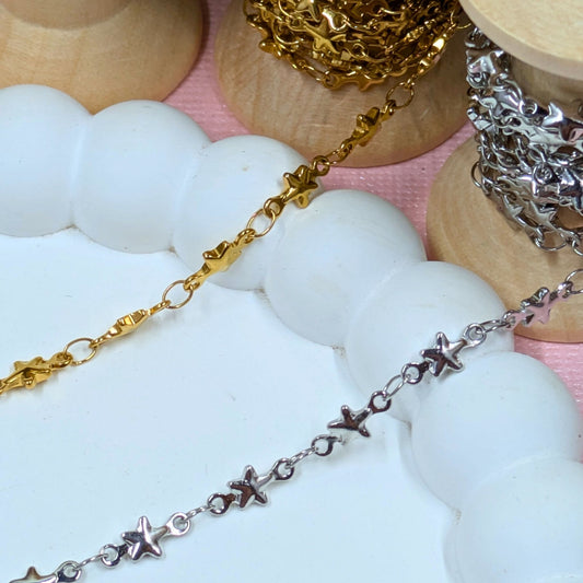 "Almeida" Stainless Steel Star Chain