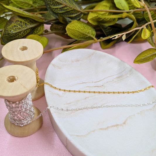 "Amsterdam" Oval Starburst Chain