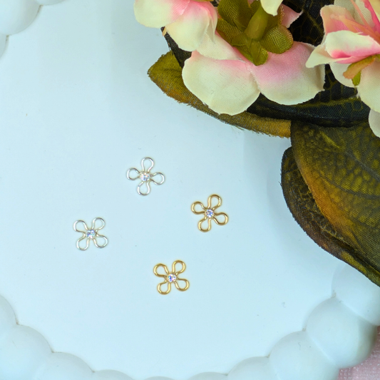 "Botanica" CZ Flower Connector