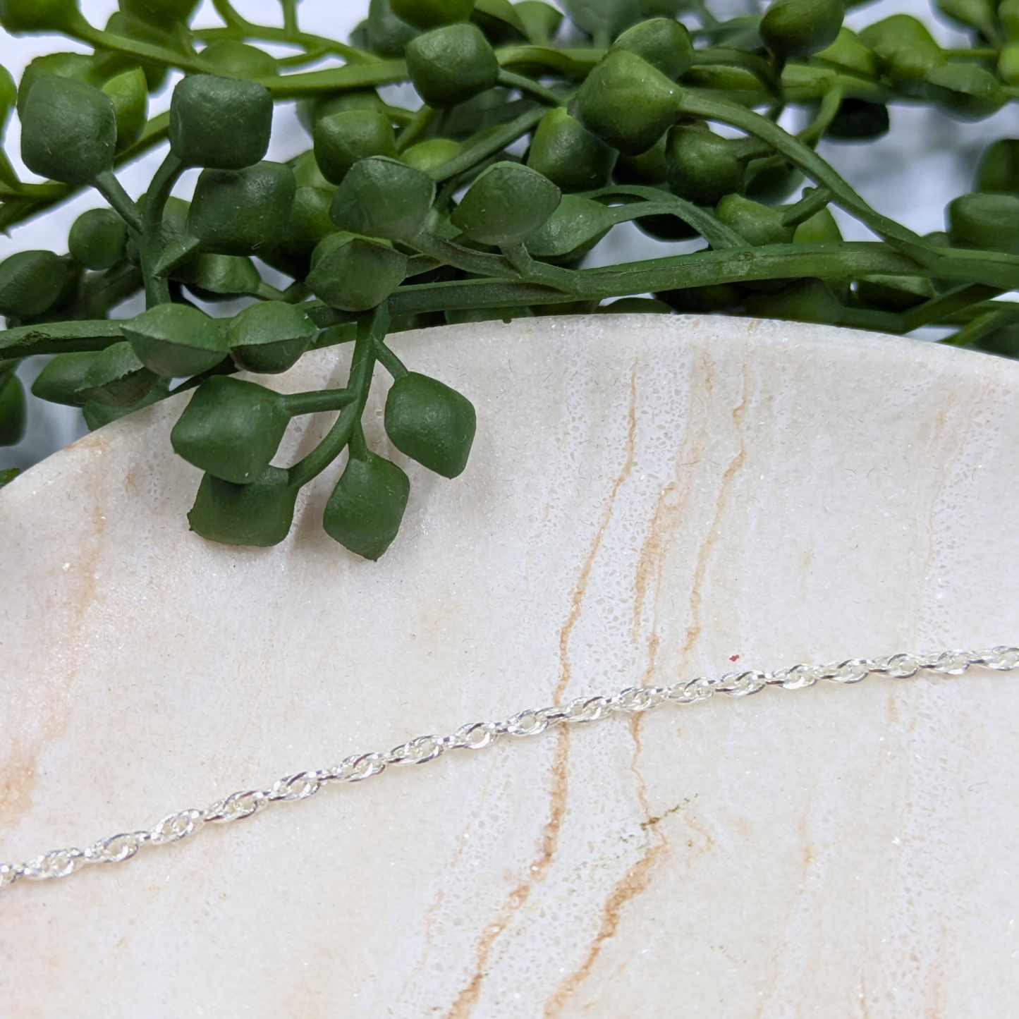 "Cambridge" 1.78mm Sterling Silver Rope Chain