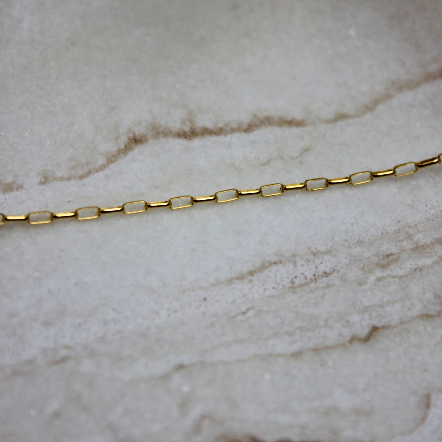 "Madrid" Gold Filled 1.3mm Elongated Oval Rolo Chain