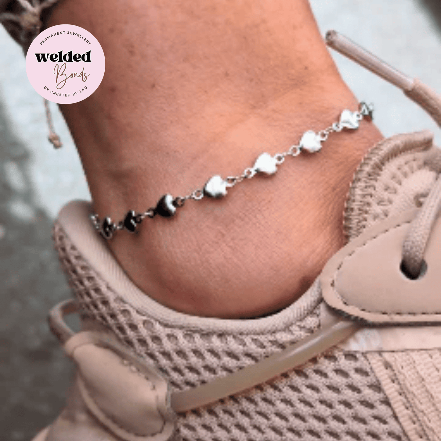 "Boston" Stainless Steel Heart Chain