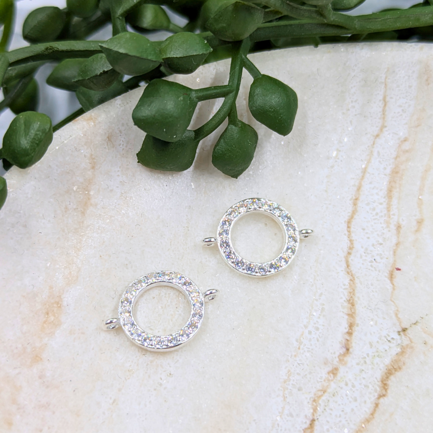 Sterling Silver Circle of Life Connector