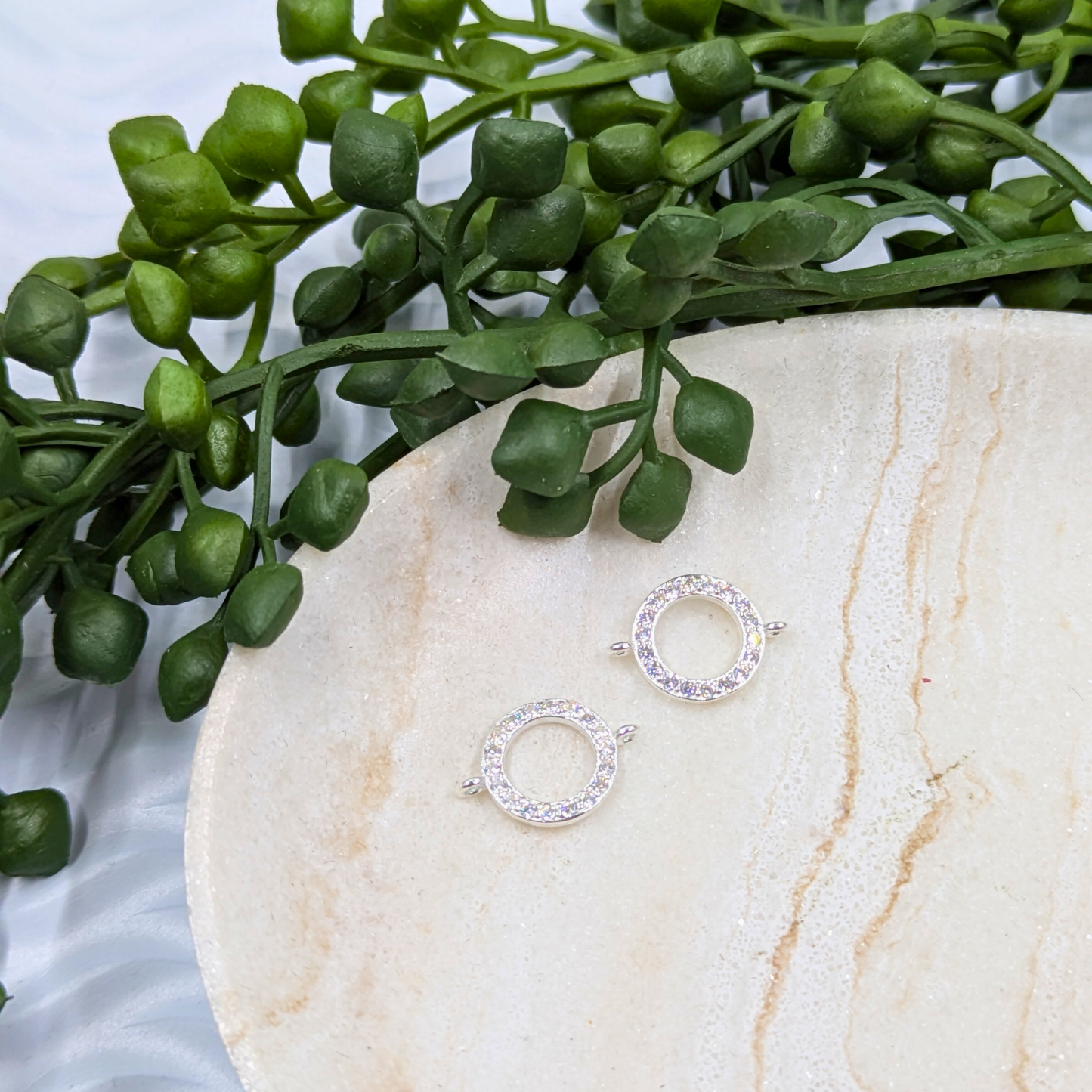 Sterling Silver Circle of Life Connector