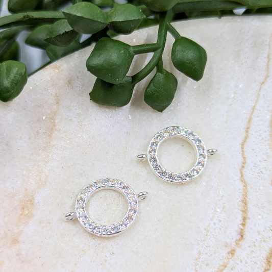 Sterling Silver Circle of Life Connector