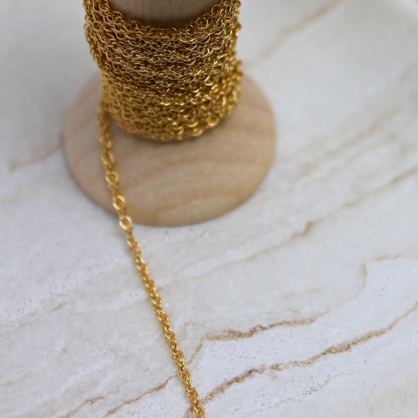 "London" Gold Filled Rope Chain