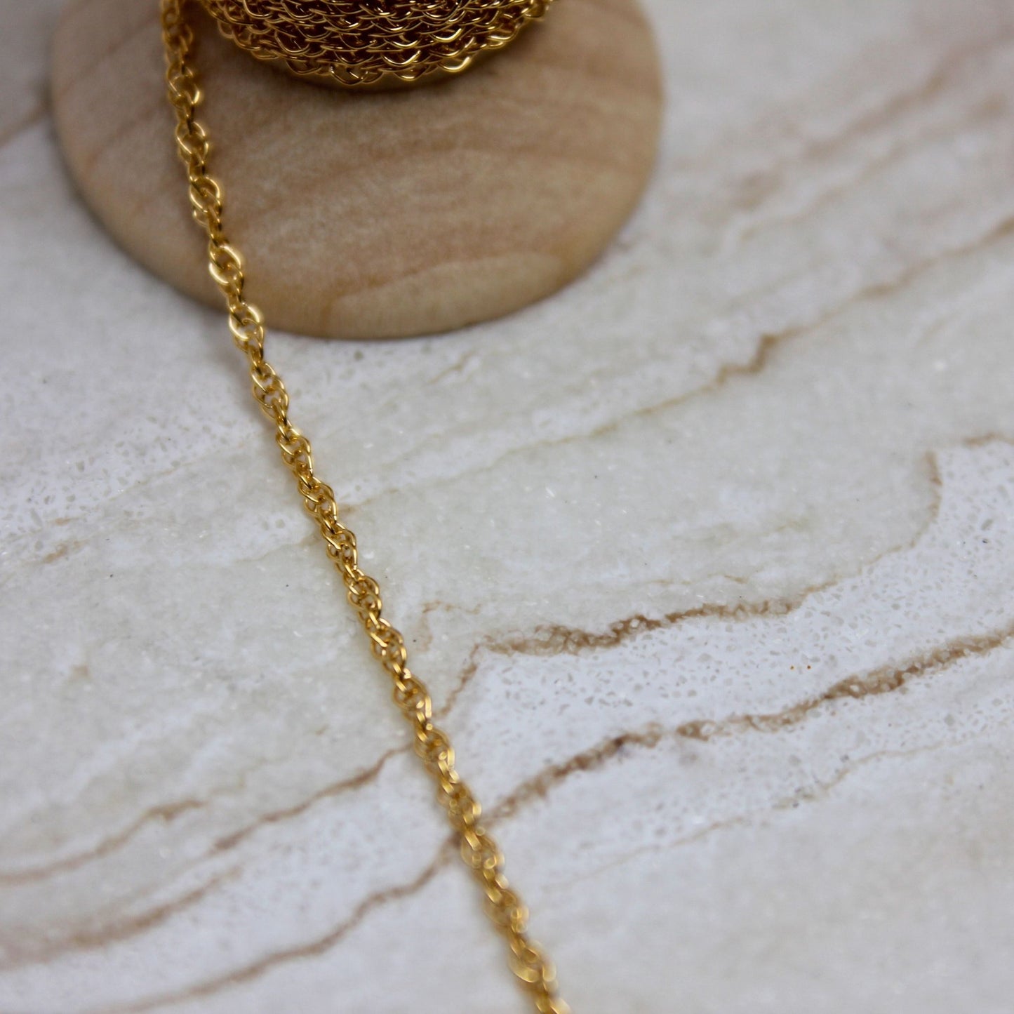 "London" Gold Filled Rope Chain