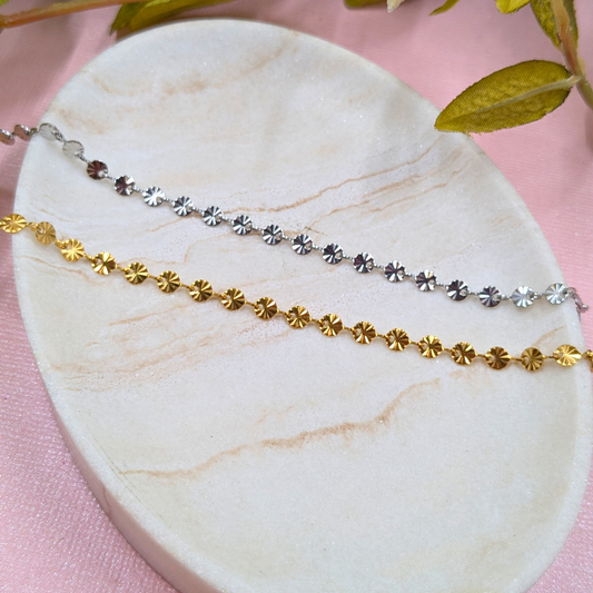 "Vancouver" Stainless Steel Sunburst Chain